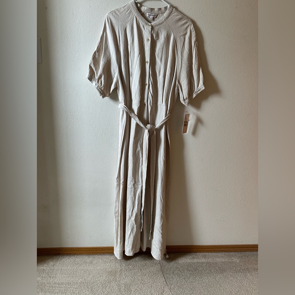 Nanette Lepore linen blend dress, size 14